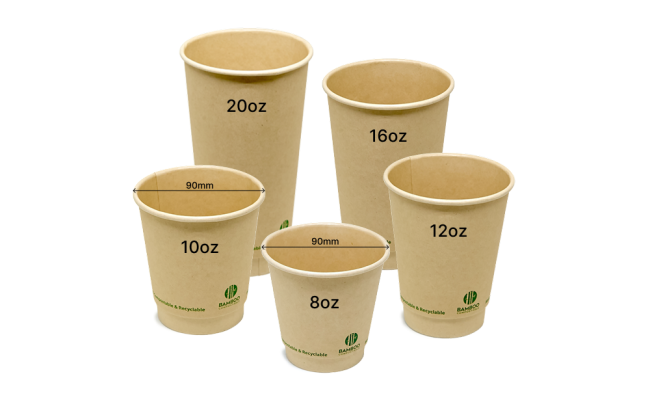 竹纖維水性塗層雙層紙杯 Bamboo Aqueous Double Wall Cup