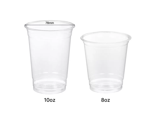 PET塑膠冷飲杯 78mm PET Plastic Cold Cups