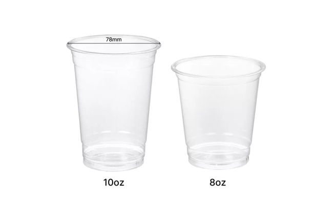 PET塑膠冷飲杯 78mm PET Plastic Cold Cups