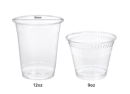 PET塑膠冷飲杯 92mm PET Plastic Cold Cups