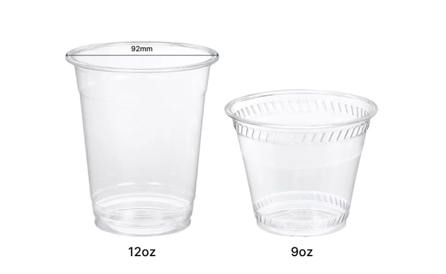 PET塑膠冷飲杯 92mm PET Plastic Cold Cups