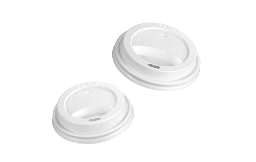 80/90mm 白色塑膠熱杯蓋 80/90mm White Plastic Hot Cup Lid