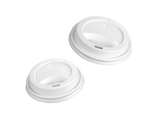 80/90mm 白色塑膠熱杯蓋 80/90mm White Plastic Hot Cup Lid