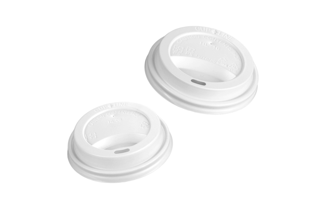 80/90mm 白色塑膠熱杯蓋 80/90mm White Plastic Hot Cup Lid