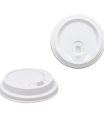 80/90mm 白色塑膠掀口蓋 80/90mm White Plastic Hot Cup Lid with Tab
