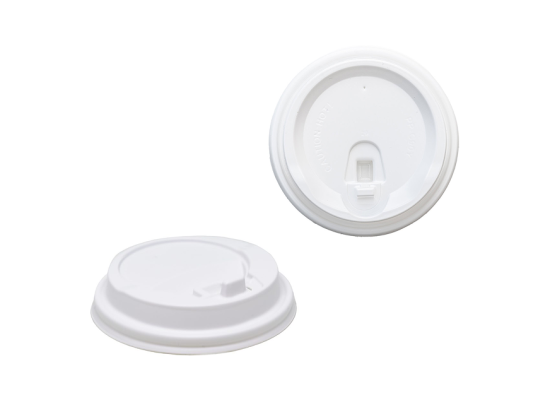 80/90mm 白色塑膠掀口蓋 80/90mm White Plastic Hot Cup Lid with Tab