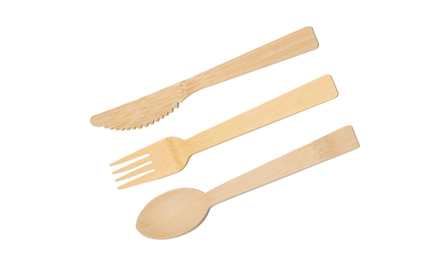 6吋 竹製餐具 6" Compostable Bamboo Cutleries