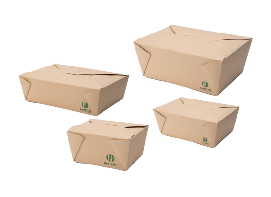 竹纖維紙餐盒 Bamboo Compostable Food Box