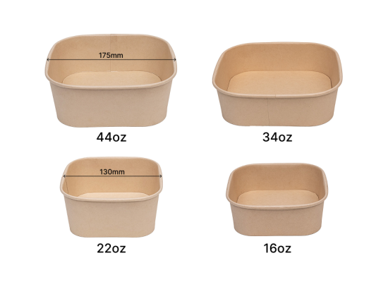 竹纖維方形碗和蓋 Bamboo Square Bowl and Lid