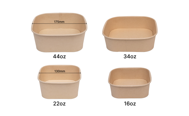 竹纖維方形碗和蓋 Bamboo Square Bowl and Lid