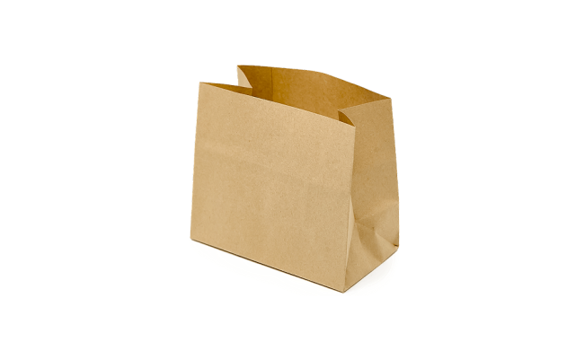 4.5 x 4.5 x 2.5" 站立式食品紙袋
