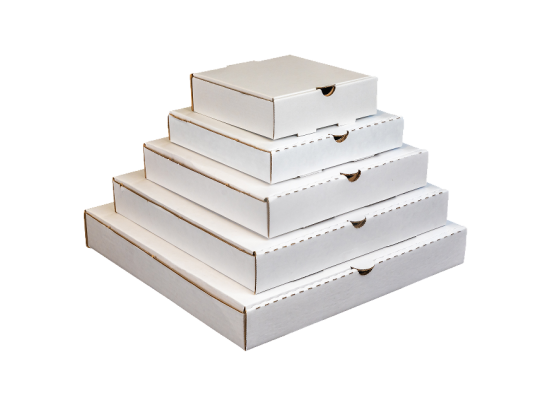 白色披薩紙盒 White Pizza Box