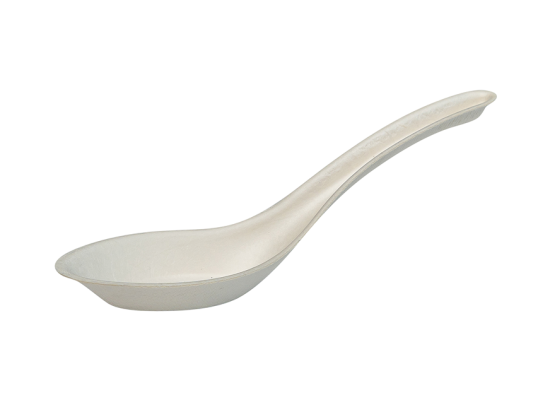6.5吋 甘蔗纖維中式湯匙 6.5" Sugarcane Fibre Asian Style Soup Spoon