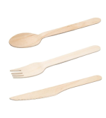 6吋 木製餐具組 6" Wooden Cutleries