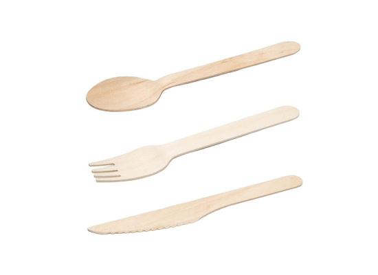 6吋 木製餐具組 6" Wooden Cutleries