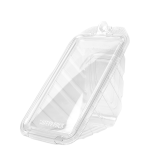 自扣式透明三明治盒 RPET Hinged Sandwich Wedge