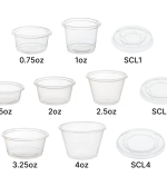 塑膠醬料杯和蓋 Plastic Portion Cup and Lid