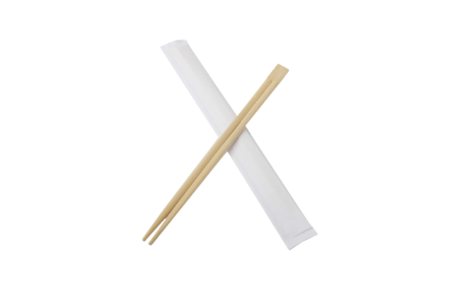 8/9吋 獨立包裝竹筷
8/9" Bamboo Paper Wrapped Chopstick