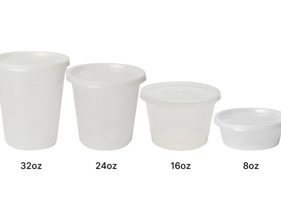 PP 熱食 Deli密封杯 PP Heavy Round Deli Container with Lid