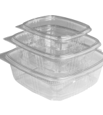 透明塑膠輕食盒 PET Hinged Deli Container